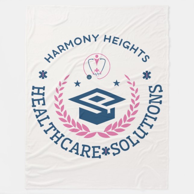 Couverture Polaire Harmony Heights Healthcare Solutions Logo de l'ent (Devant)