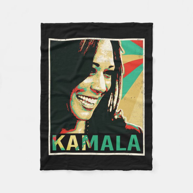 Couverture Polaire Harris 2024 Kamala Pour Président (Devant)