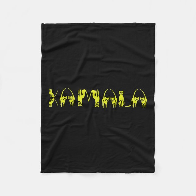 Couverture Polaire Harris Cat Lettering Positive Funny 15 (Devant)