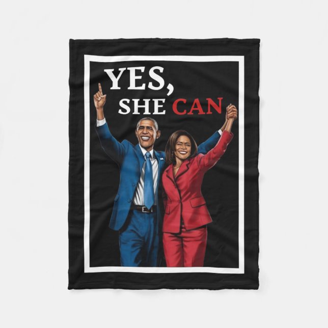 Couverture Polaire Harris et Barack Obama pour l'élection 2024  (Devant)