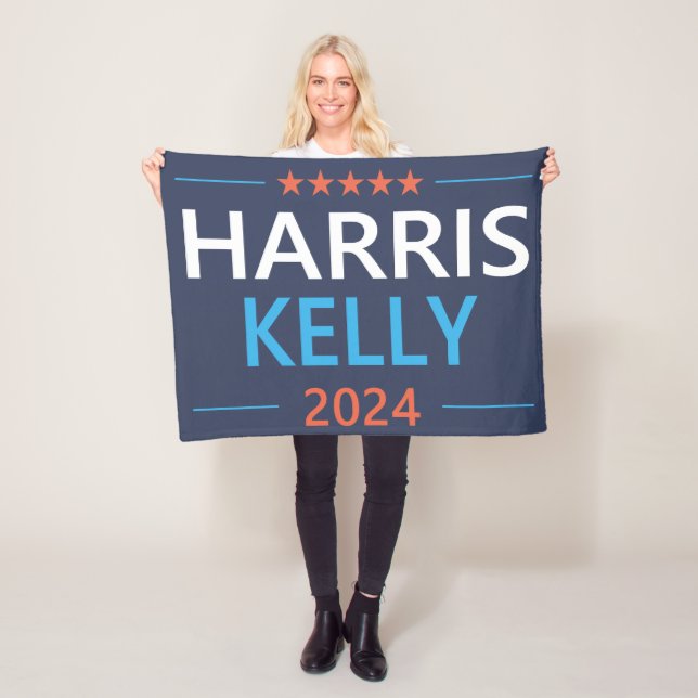Couverture Polaire Harris Kelly 2024 Kamala Harris Démocrate (En situation)