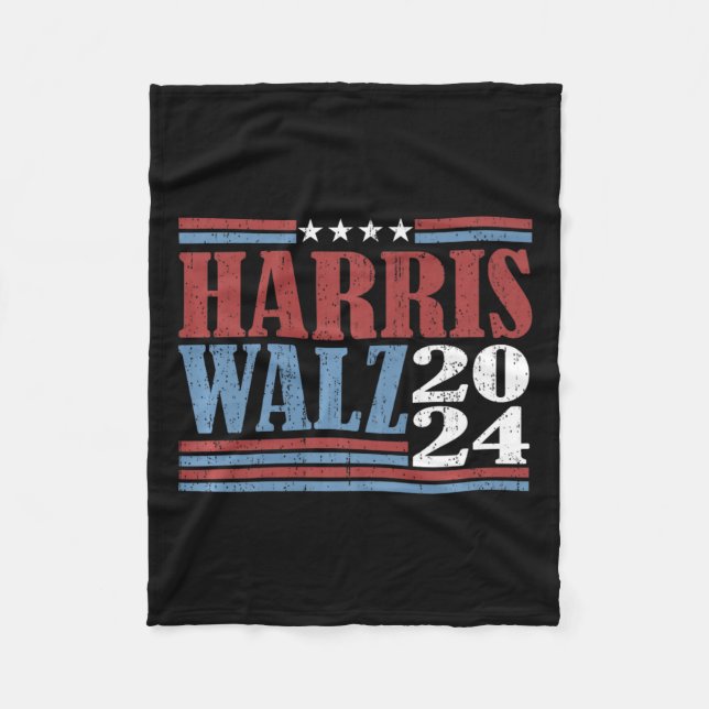 Couverture Polaire Harris Waltz 2024 Election Kamala Harris Tim Waltz (Devant)