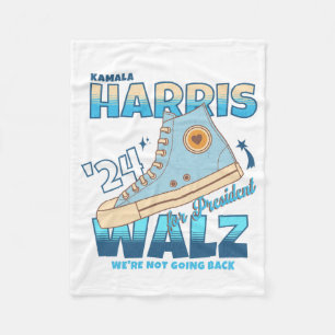 Couverture Polaire Harris Walz 2024 Nous ne retournons pas Basket