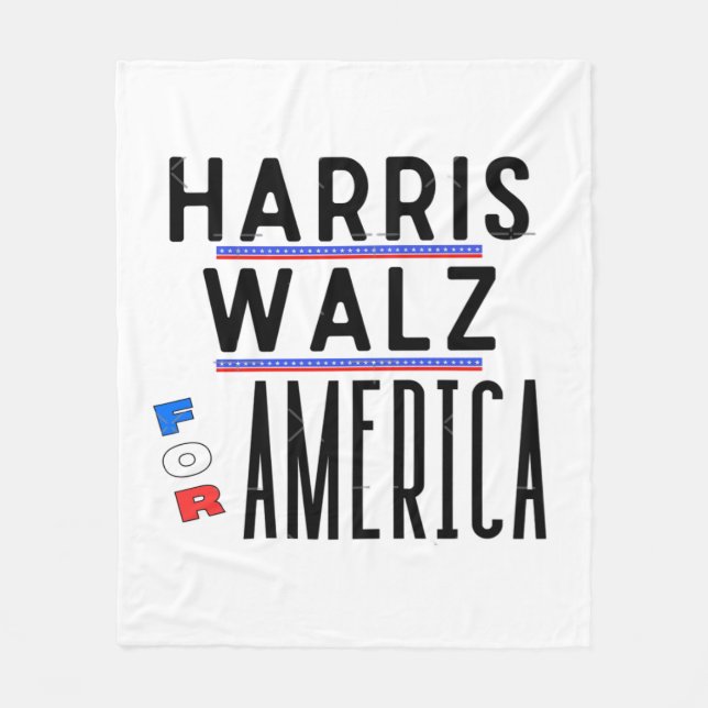 Couverture Polaire Harris Walz 2024 Pin (Devant)