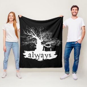 Couverture Polaire Harry Potter Always Quote Silhouette
