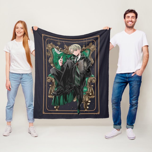 Couverture Polaire HARRY POTTER™ | Anime Draco Malfoy Assis (En situation)