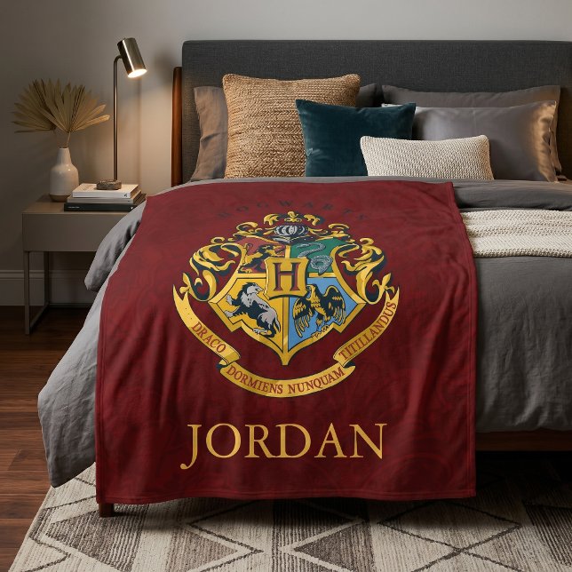 Couverture Polaire Harry Potter | Blason de Poudlard - Complet (Créateur téléchargé)