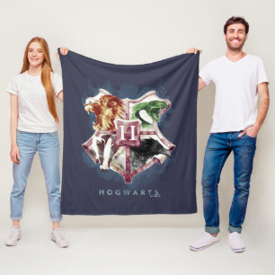 Couverture Polaire Harry Potter Blason HOGWARTS™ Aquarelle