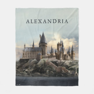 Couverture Polaire Harry Potter | Château de Poudlard de jour