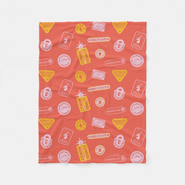 Couverture Polaire HARRY POTTER™ | Motif Spings (Devant)