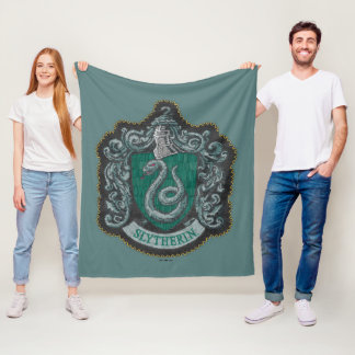 Couverture Polaire Harry Potter | Rétro Mighty Blason de Slytherin