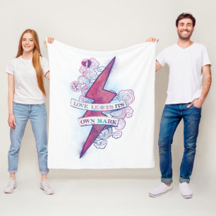 Couverture Polaire Harry Potter Spell   Love Feuilles son propre Mark