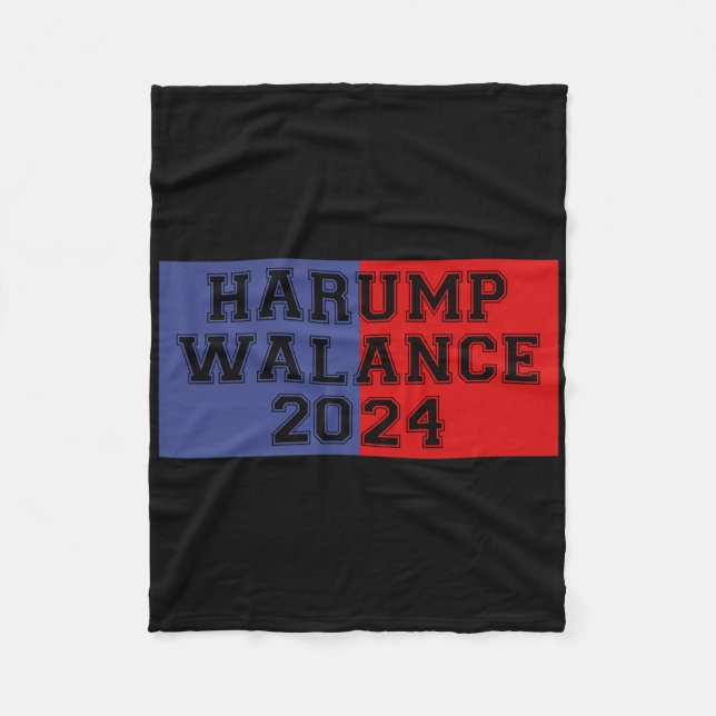 Couverture Polaire Harump Walance 2024 Shirt Harris Trump Wheimer Van (Devant)