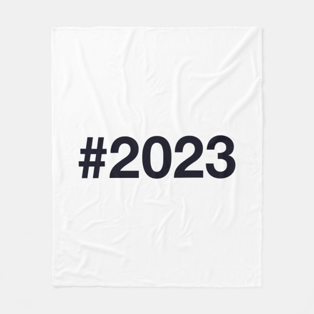 Couverture Polaire Hashtag 2023 (Devant)