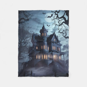 Couverture Polaire "Haunted Mansion Halloween Fleece Blanket -