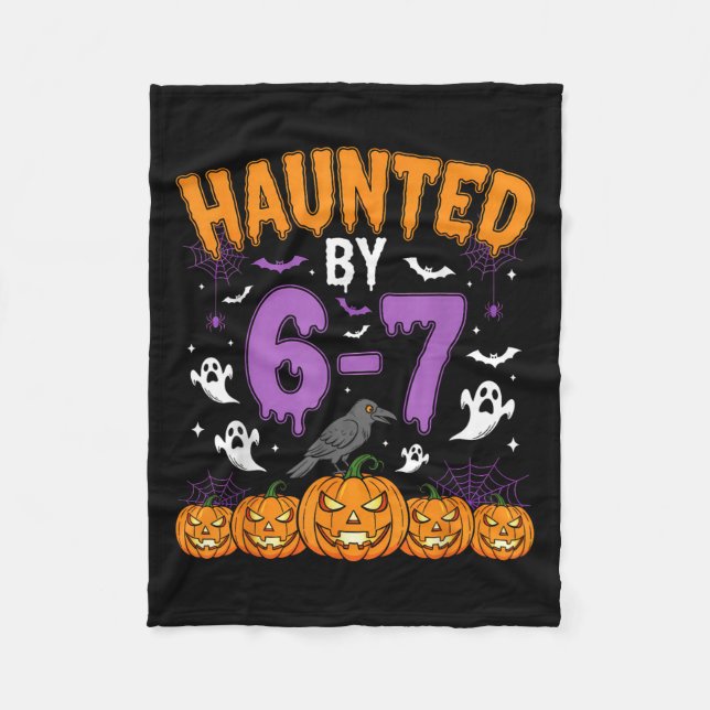 Couverture Polaire Haunted Par 67 Drôle Halloween Costume de nouveaut (Devant)