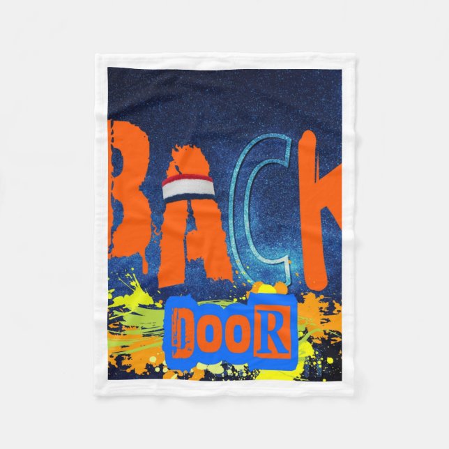 Couverture Polaire Haut en chiffon à motif « Back Door Chemistry » (Devant)