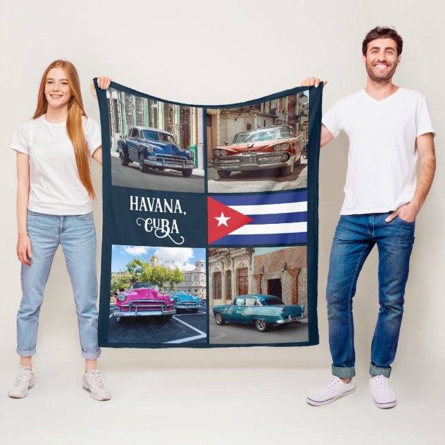 Couverture Polaire Havana CUBA (En situation)