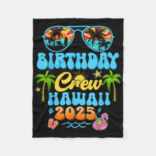 Couverture Polaire Hawaii Birthday Crew Vacation Cruise 2025 Summer G