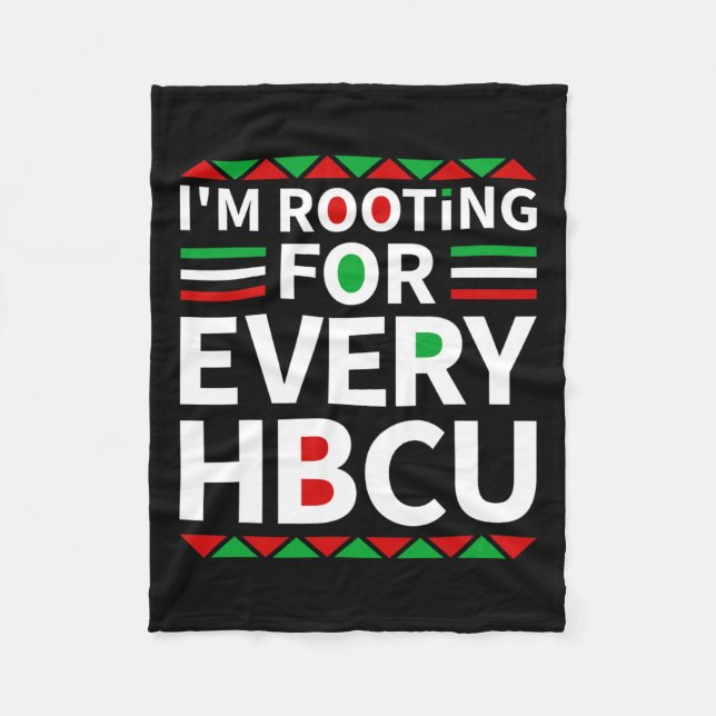 Couverture Polaire Hbcu Black History Pride Historique Black College (Devant)