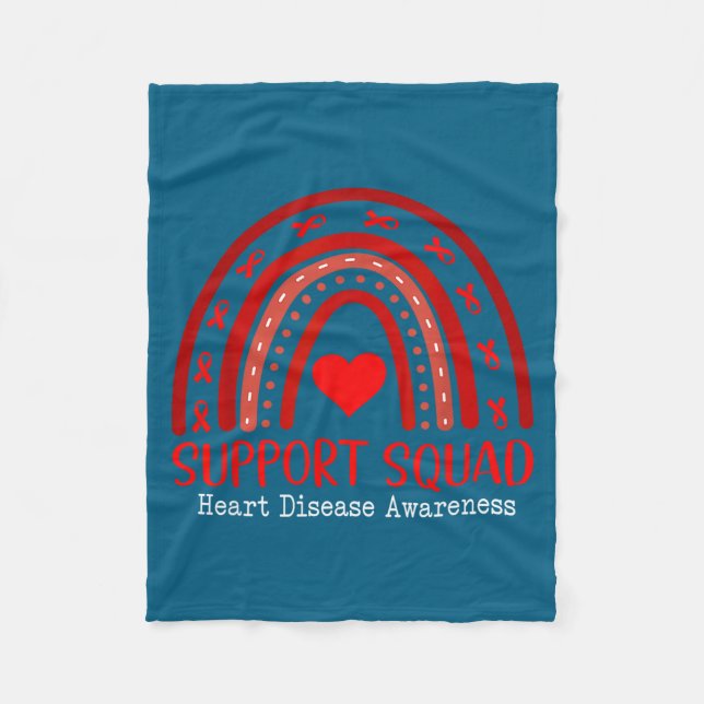 Couverture Polaire Heart Disease Awareness Month Open Heart Diseases  (Devant)