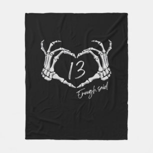 Couverture Polaire Heart Skeleton Main Classic