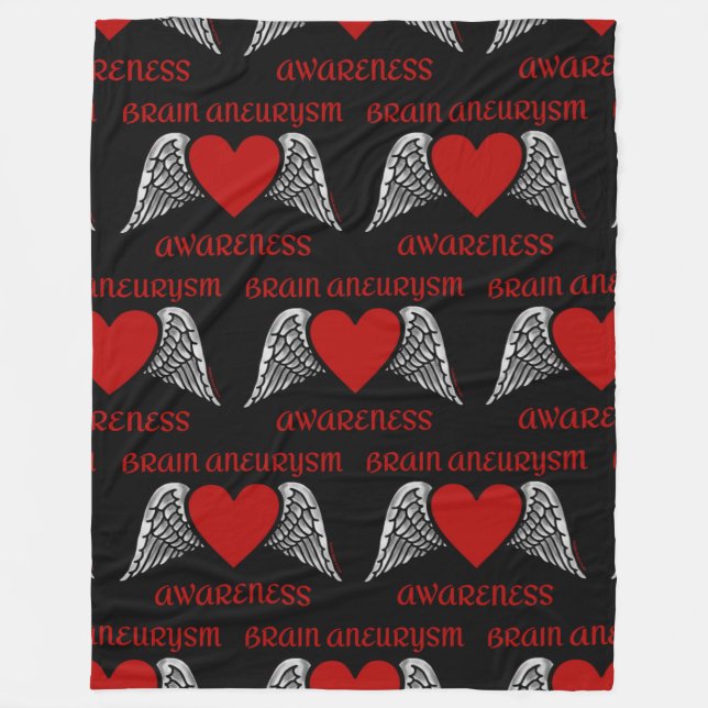 Couverture Polaire Heart/Wings (Devant)