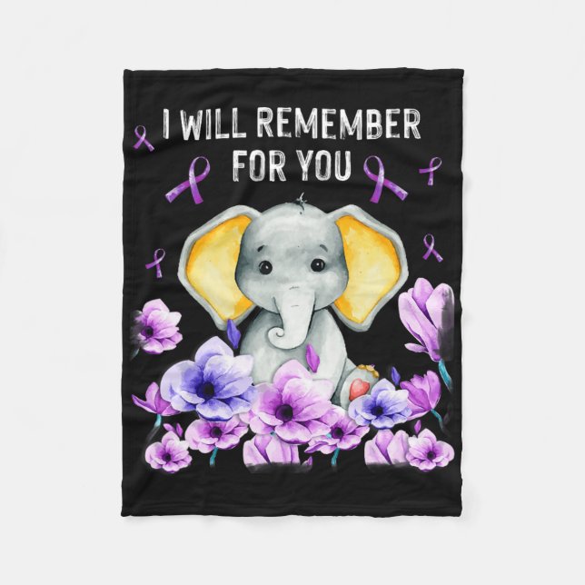 Couverture Polaire Heimerheimer Sensibilisation Eléphant mignon Je Re (Devant)