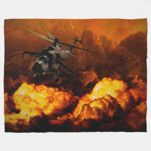 COUVERTURE POLAIRE HÉLICOPTÈRE D'APACHE