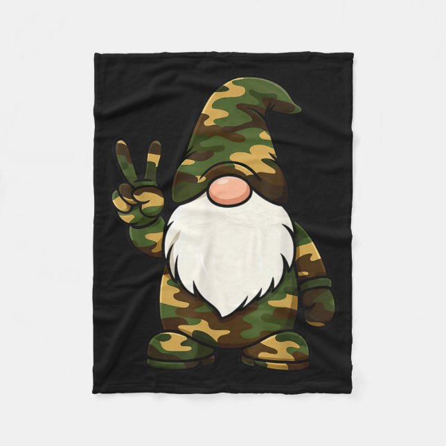 Couverture Polaire Hello Hunting Season Christmas Camouflage Camo Gno (Devant)