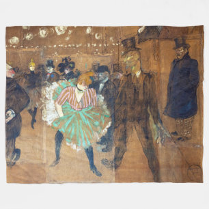 Couverture Polaire Henri de Toulouse-Lautrec - Danse à la Rouge