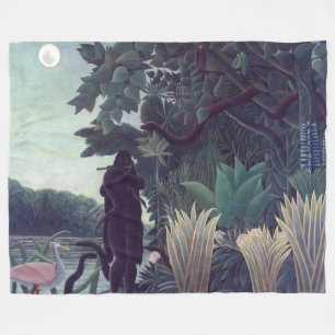 Couverture Polaire Henri Rousseau - La Charmeuse de serpents