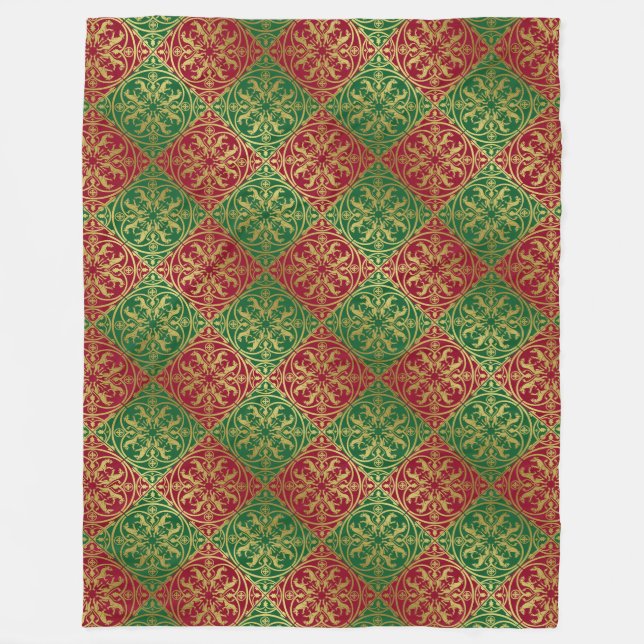 Couverture Polaire Herald de la Renaissance médiévale Lion Leopard Me (Devant)