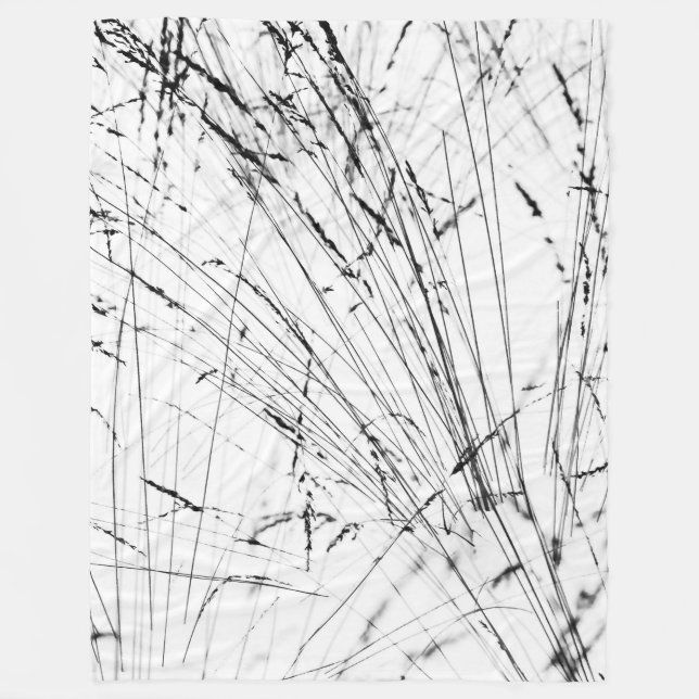 Couverture Polaire Herbe D'Hiver En Neige (Devant)