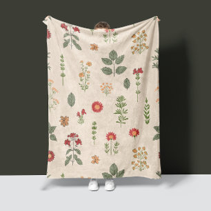 Couverture Polaire Herbes médicinales confortables   Herboristerie ru