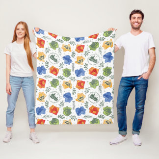 Couverture Polaire Herbologie Magique Motif Maisons HOGWARTS™