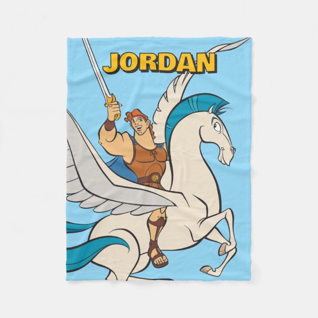 Couverture Polaire Hercules Riding Pegasus Fleece Blanket (Devant)