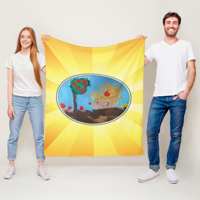 Couverture Polaire Hérisson (En situation)