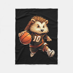 Couverture Polaire Hérisson de basket-ball