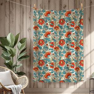 Couverture Polaire Héritage chic et luxueux William Morris Prints