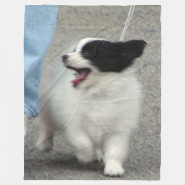 COUVERTURE POLAIRE HEUREUX PUPPY (Devant)