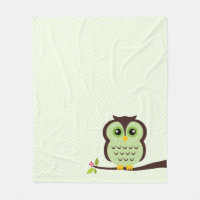 Hibou vert mignon
