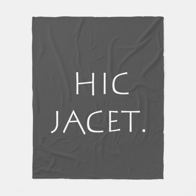 Couverture Polaire Hic jacet (Devant)