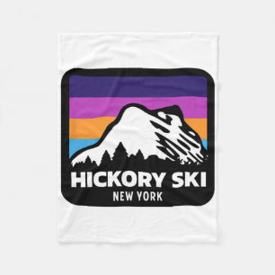 Couverture Polaire Hickory Ski New York Ski Snowboard Famille Tr