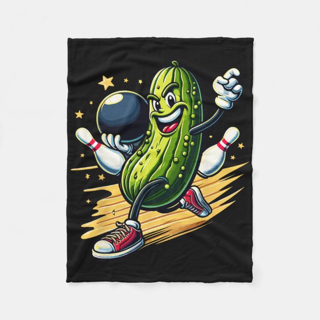 Couverture Polaire Hilarious Bowling Pickle (Devant)