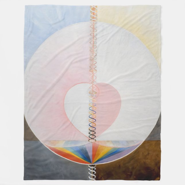 Couverture Polaire Hilma af Klint - La colombe (Devant)