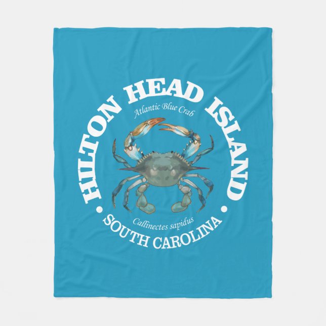 Couverture Polaire Hilton Head (crabe bleu) (Devant)