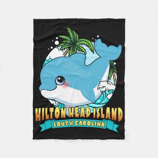Couverture Polaire Hilton Head Island South Carolina Ba (Devant)