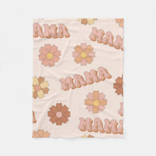 Couverture Polaire Hippie maman motif sans soudure. Arrière - plan su