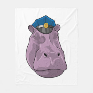 Couverture Polaire Hippo en tant que policier